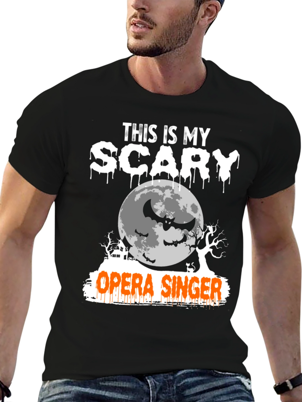 Scary Opera Singer Halloween T-Shirt