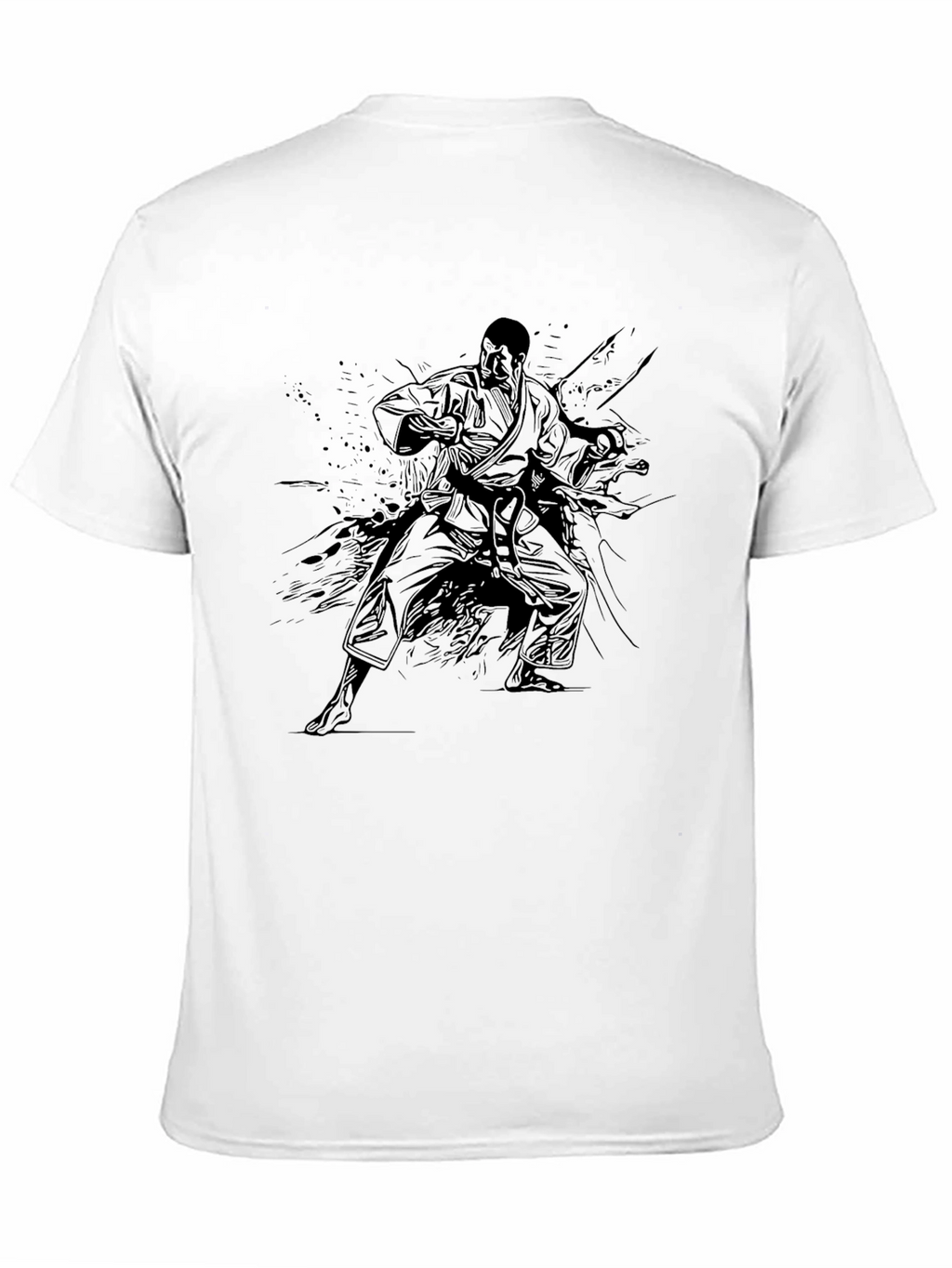 Black Karate Graphic Tee