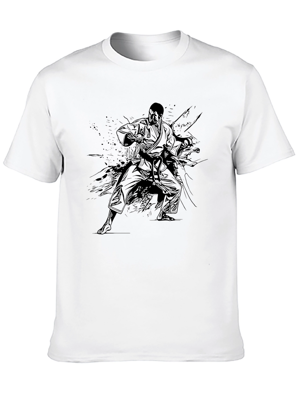 Black Karate Graphic Tee