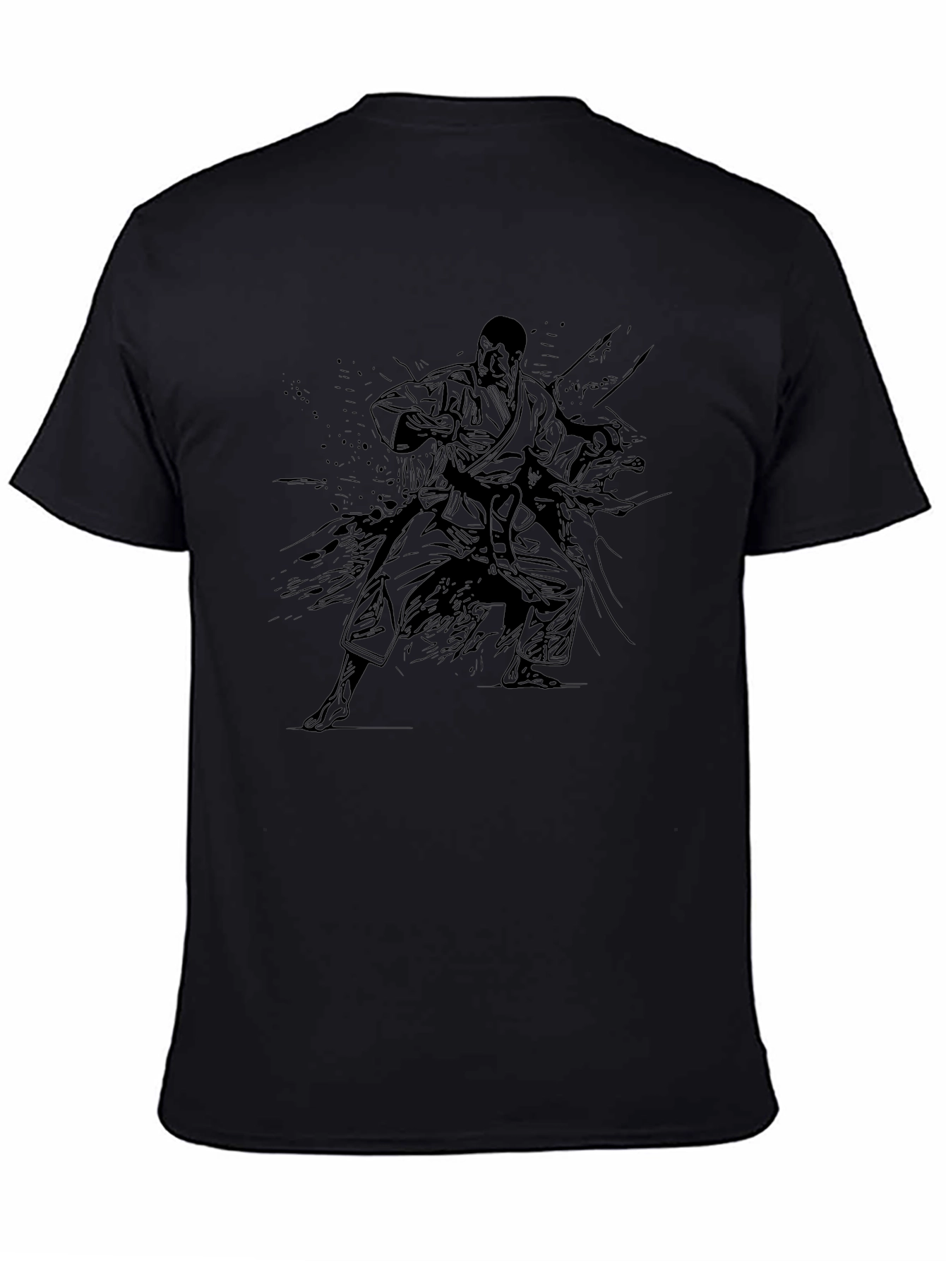 Black Karate Graphic Tee