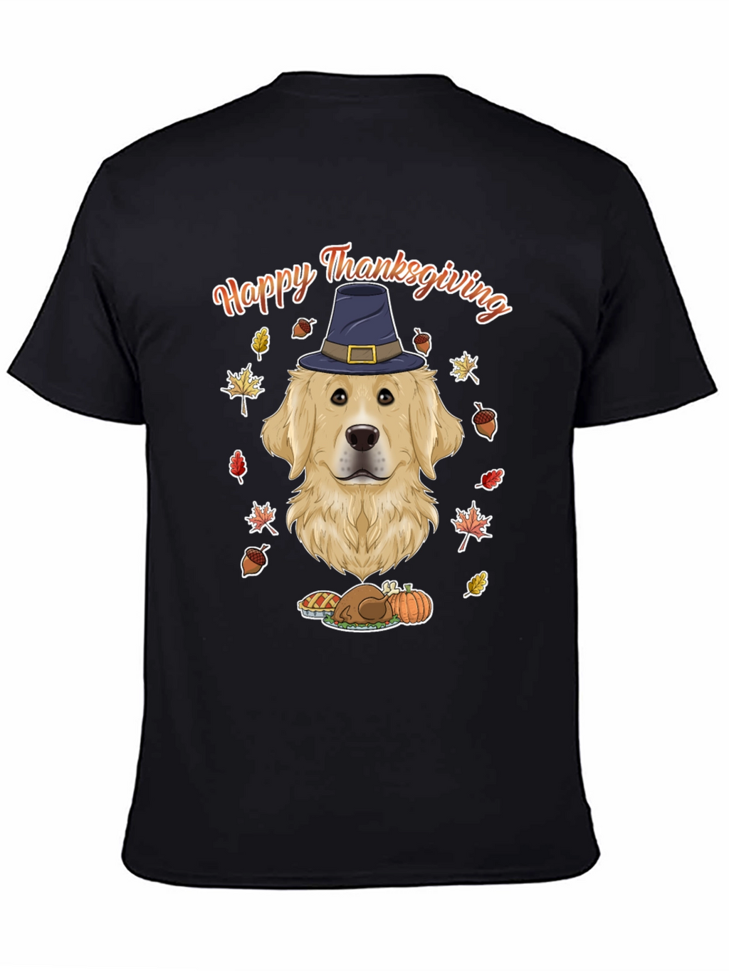 Happy Thanksgiving Dog T-Shirt