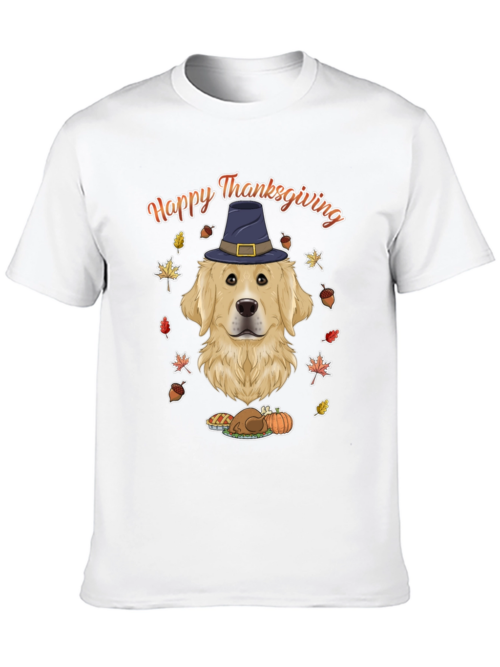 Happy Thanksgiving Dog T-Shirt