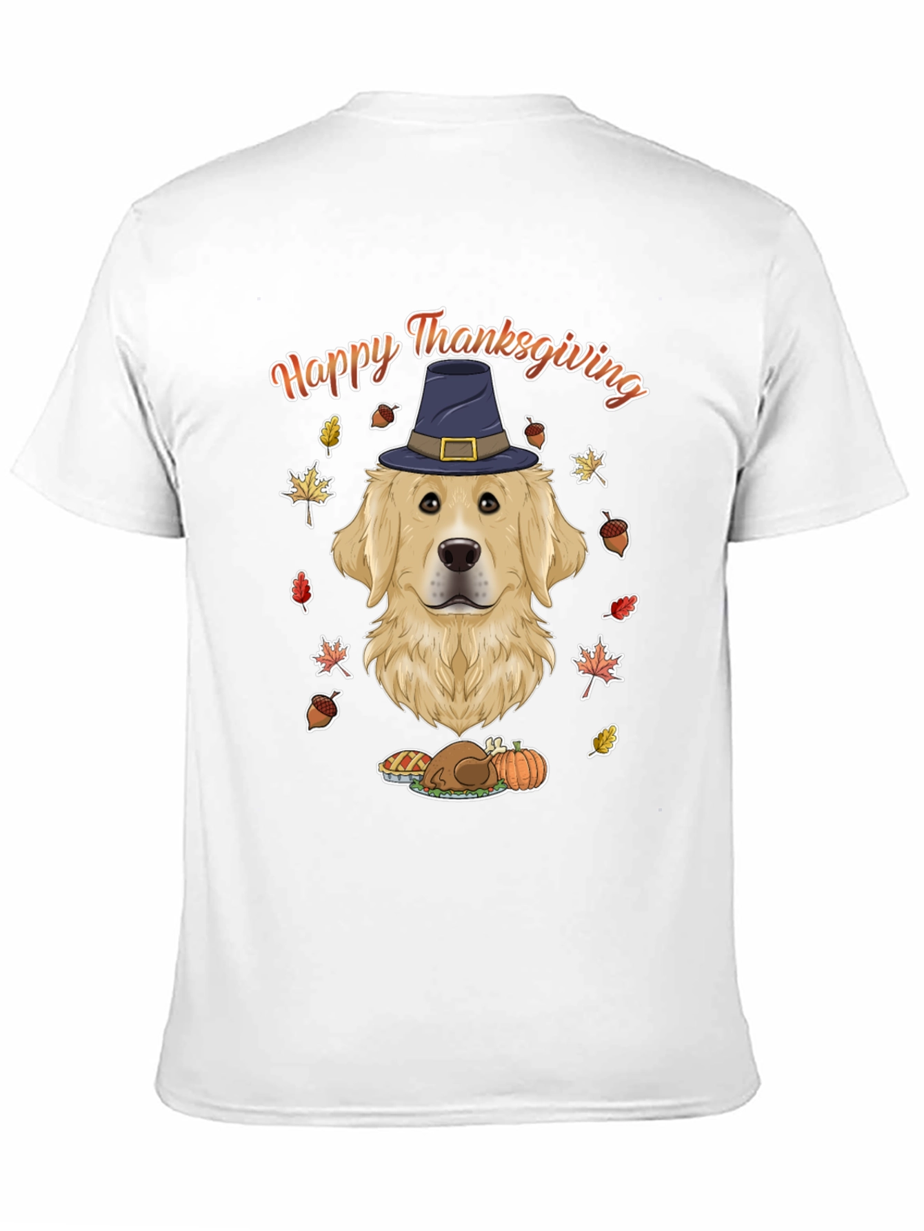 Happy Thanksgiving Dog T-Shirt