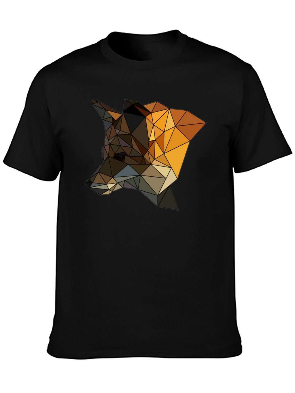Geometric Fox T-Shirt - Stylish Animal Design