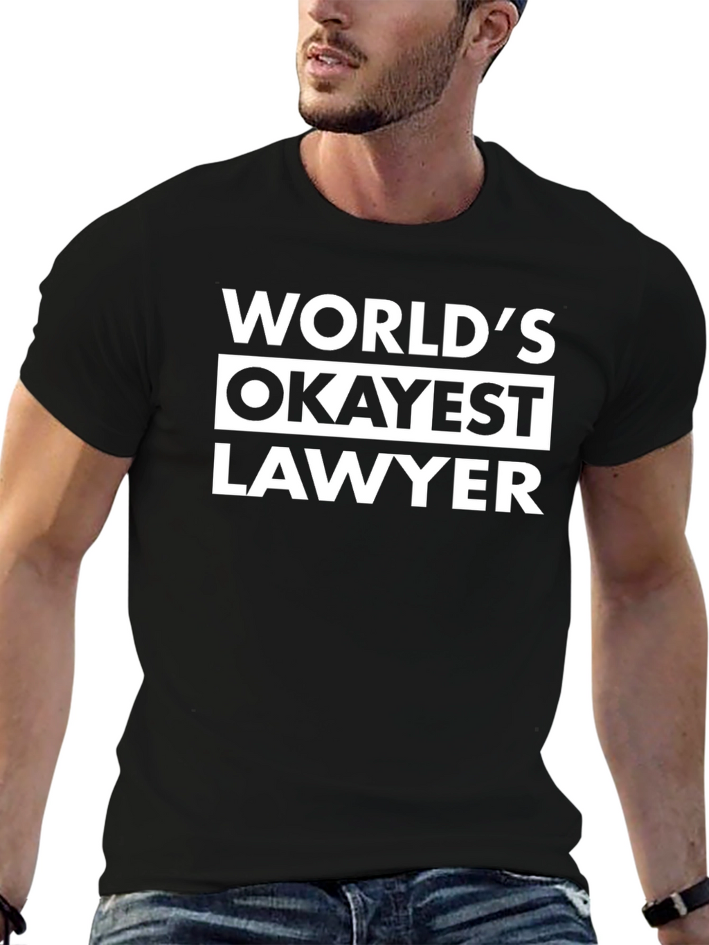 Worlds Okayest Lawyer Graphic T-Shirt