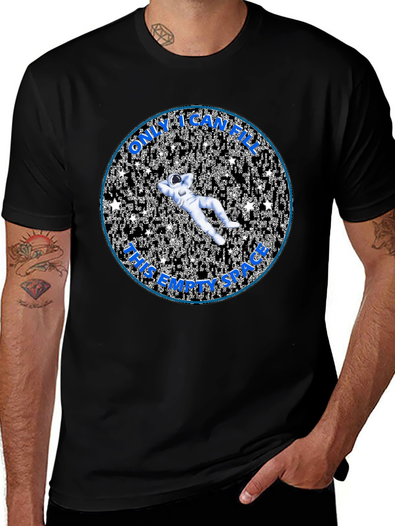 Cosmic Comfort Tee - Only I Can Fill This Empty Space