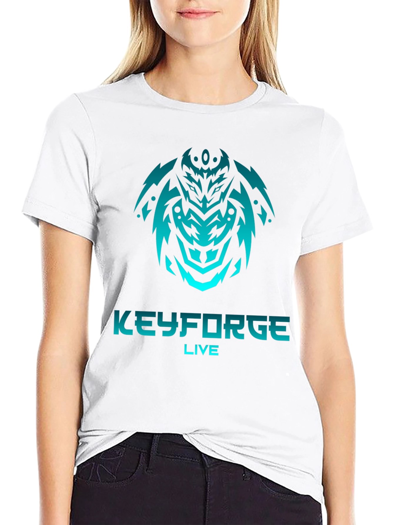 Keyforge Live T-Shirt - Black Graphic Tee