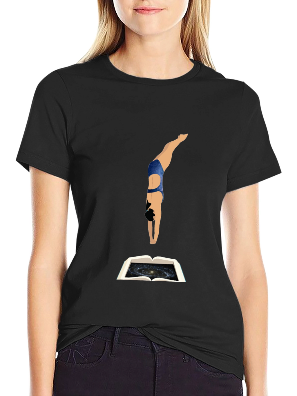 Cosmic Dive Black T-Shirt