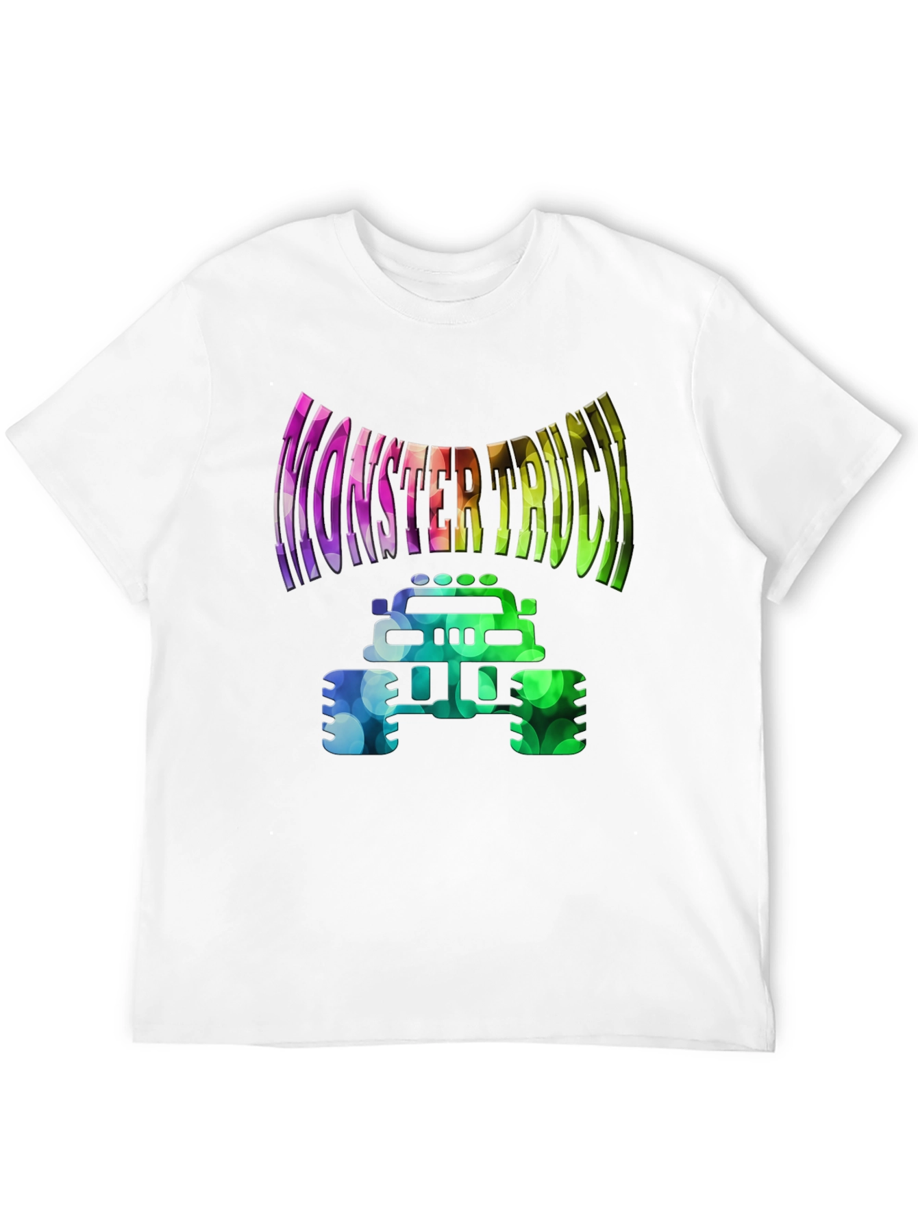 Monster Truck Graphic Tee - Vibrant Design Black Shirt