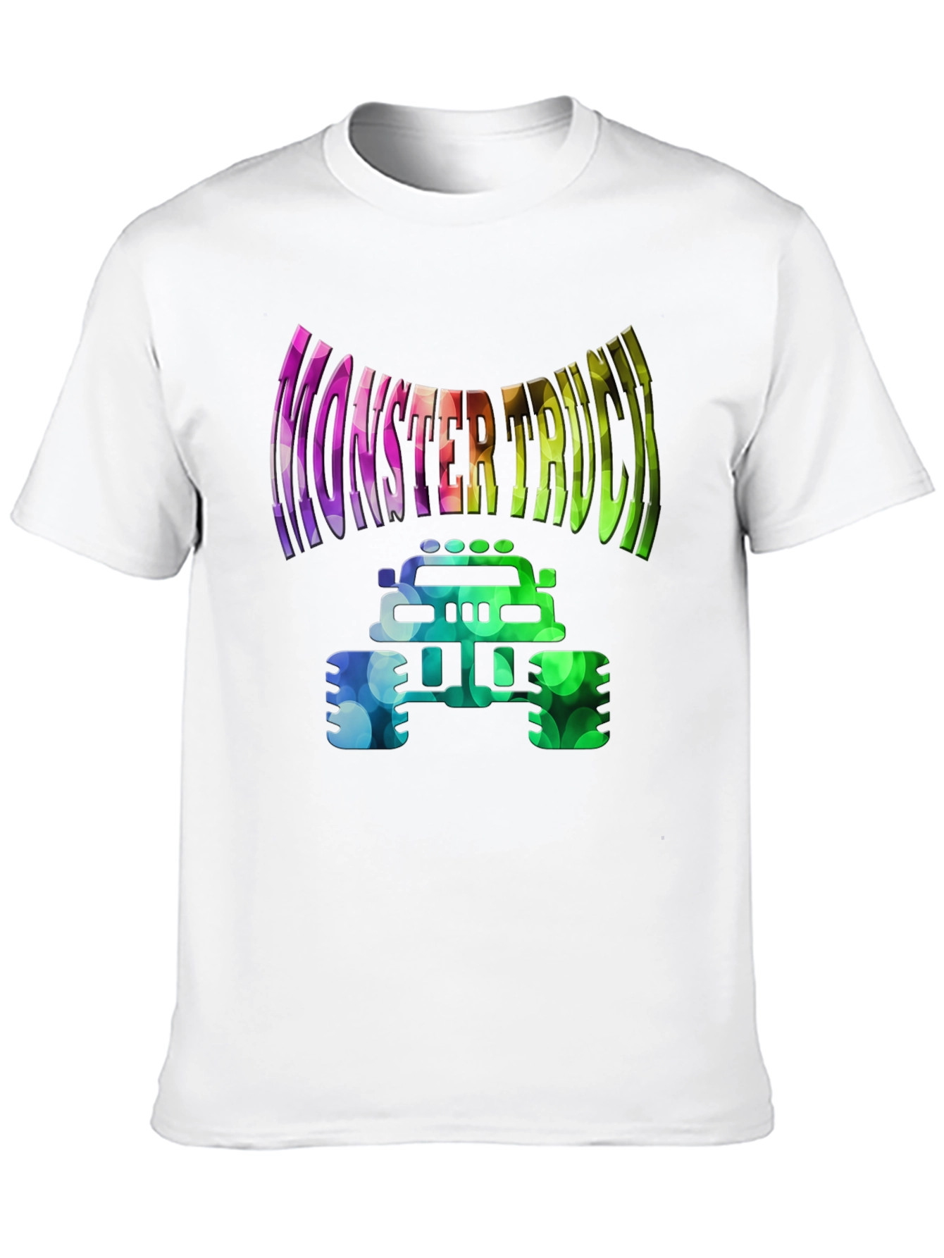 Monster Truck Graphic Tee - Vibrant Design Black Shirt