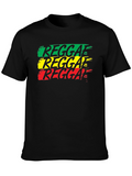 Reggae Rasta T-Shirt - Green Yellow Red