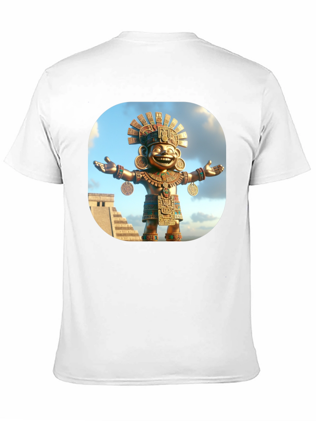 Aztec God T-Shirt - Black