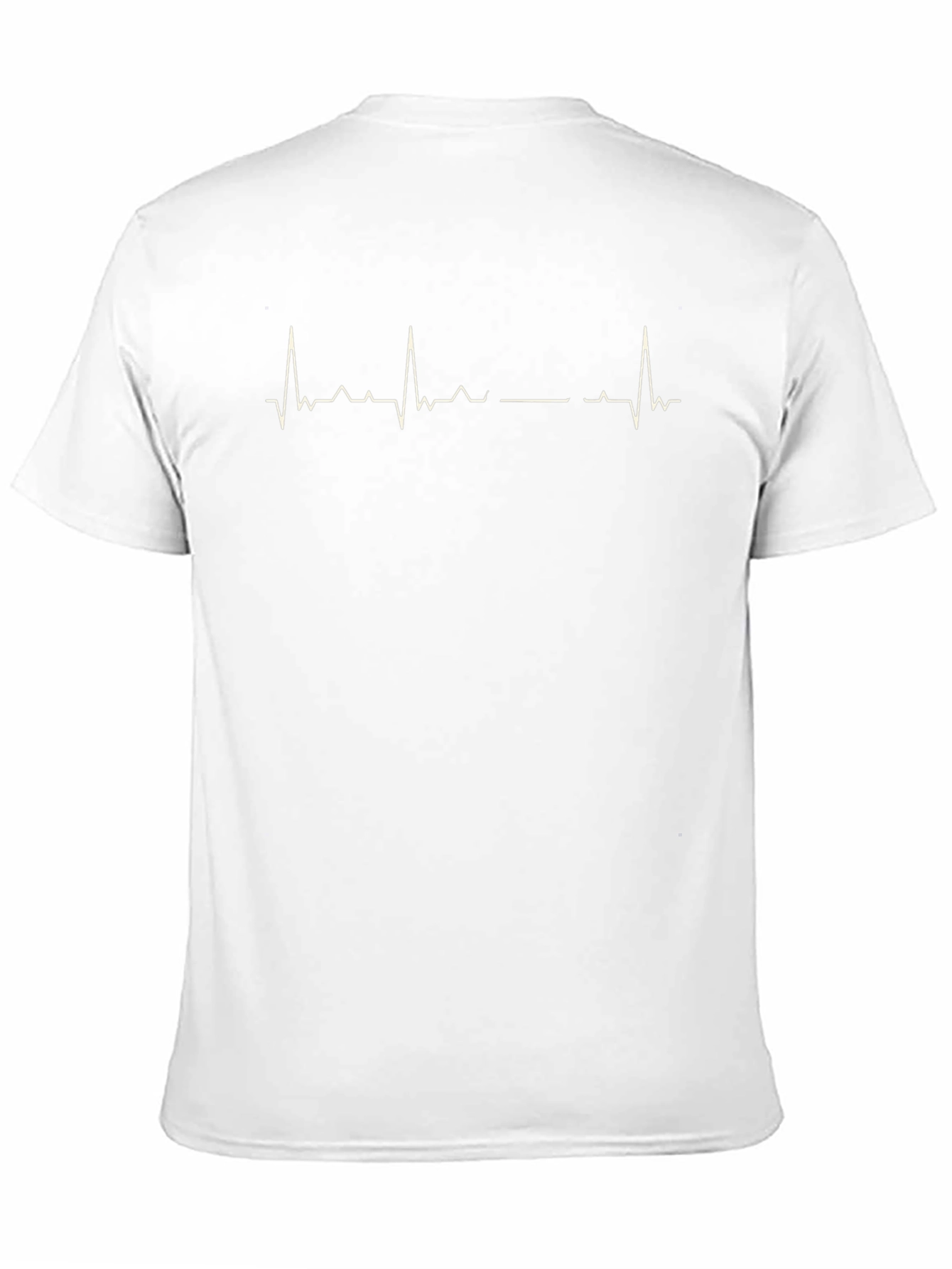EKG Heartbeat Lifeline Graphic Tee - Black