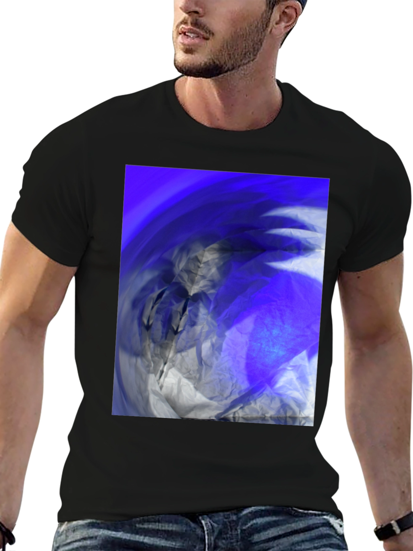 Abstract Art Black T-Shirt