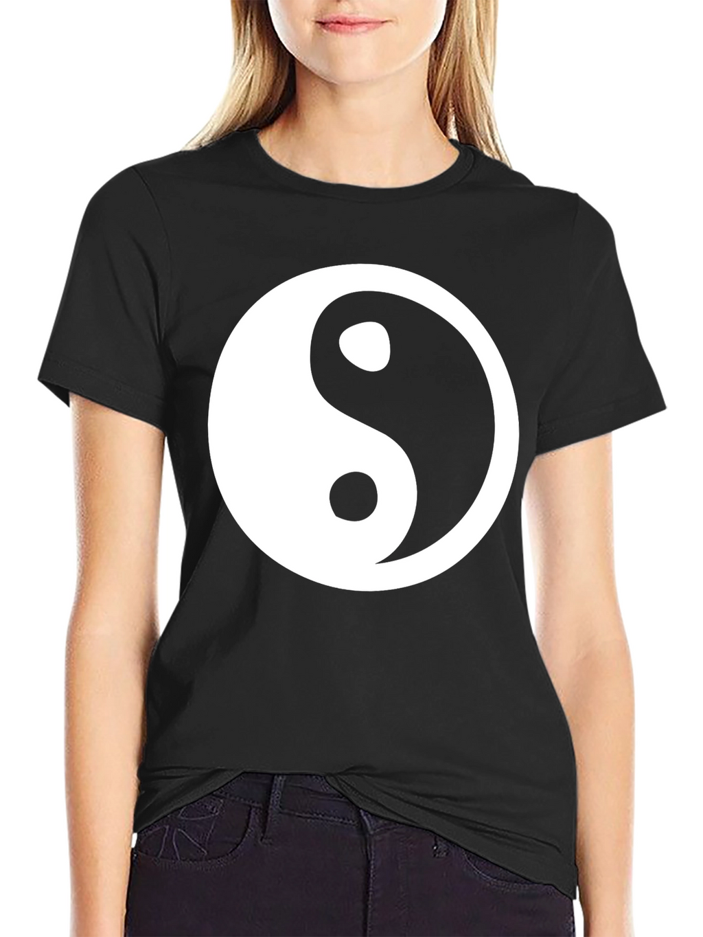 Yin Yang Graphic Tee - Stylish Harmony T-Shirt