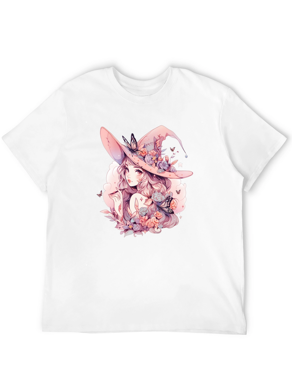 Anime Witch Graphic T-Shirt