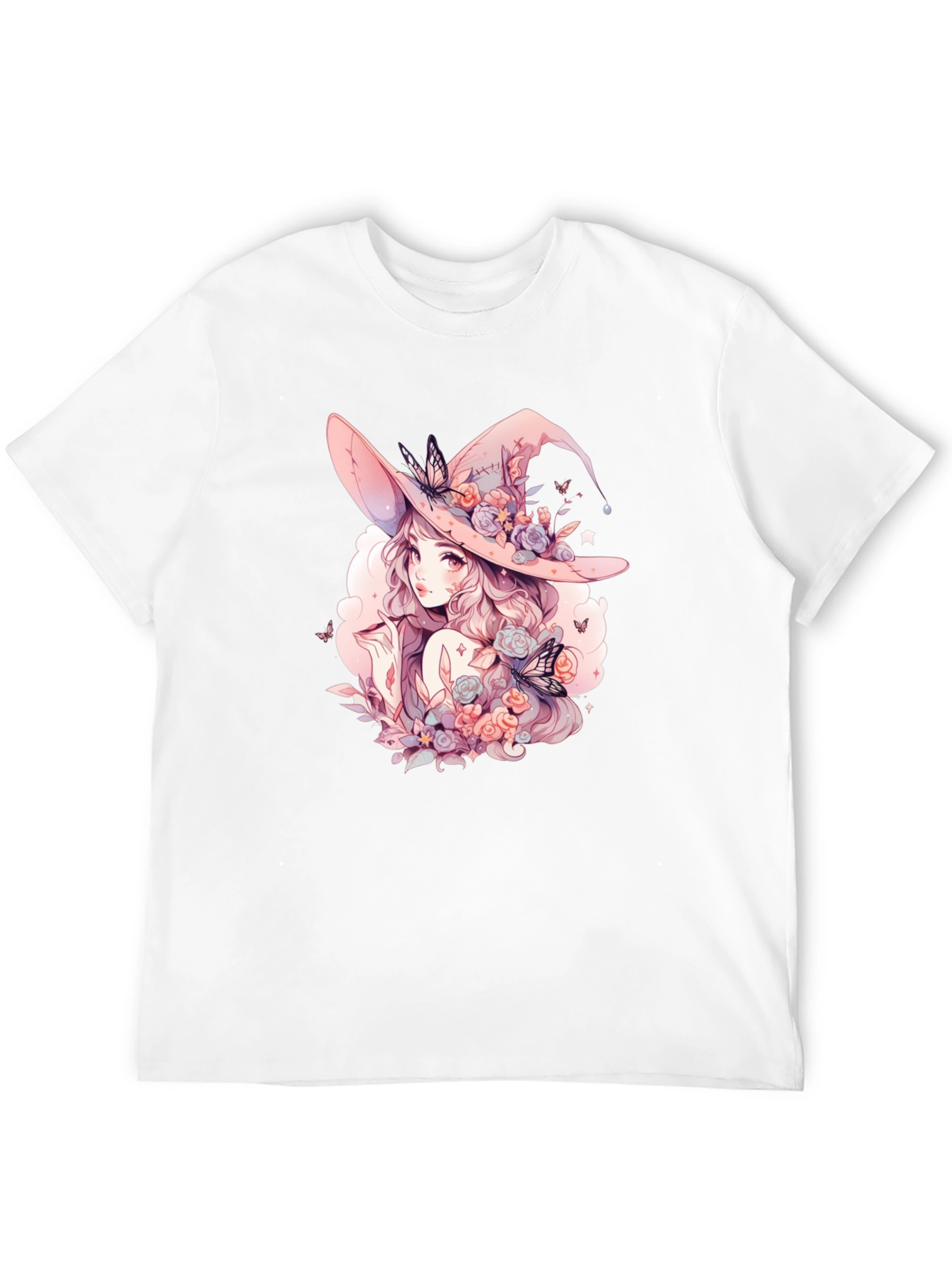 Anime Witch Graphic T-Shirt