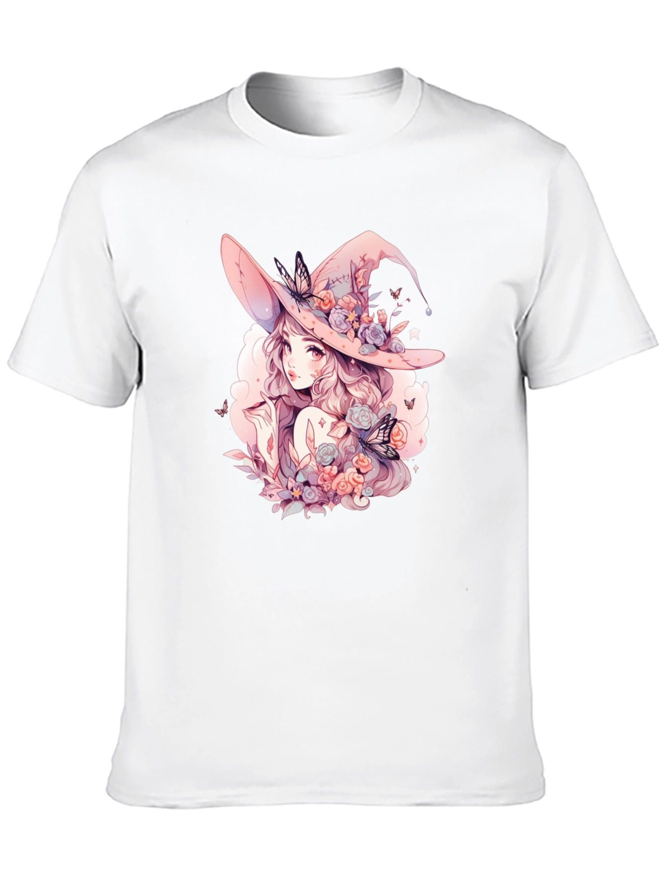 Anime Witch Graphic T-Shirt