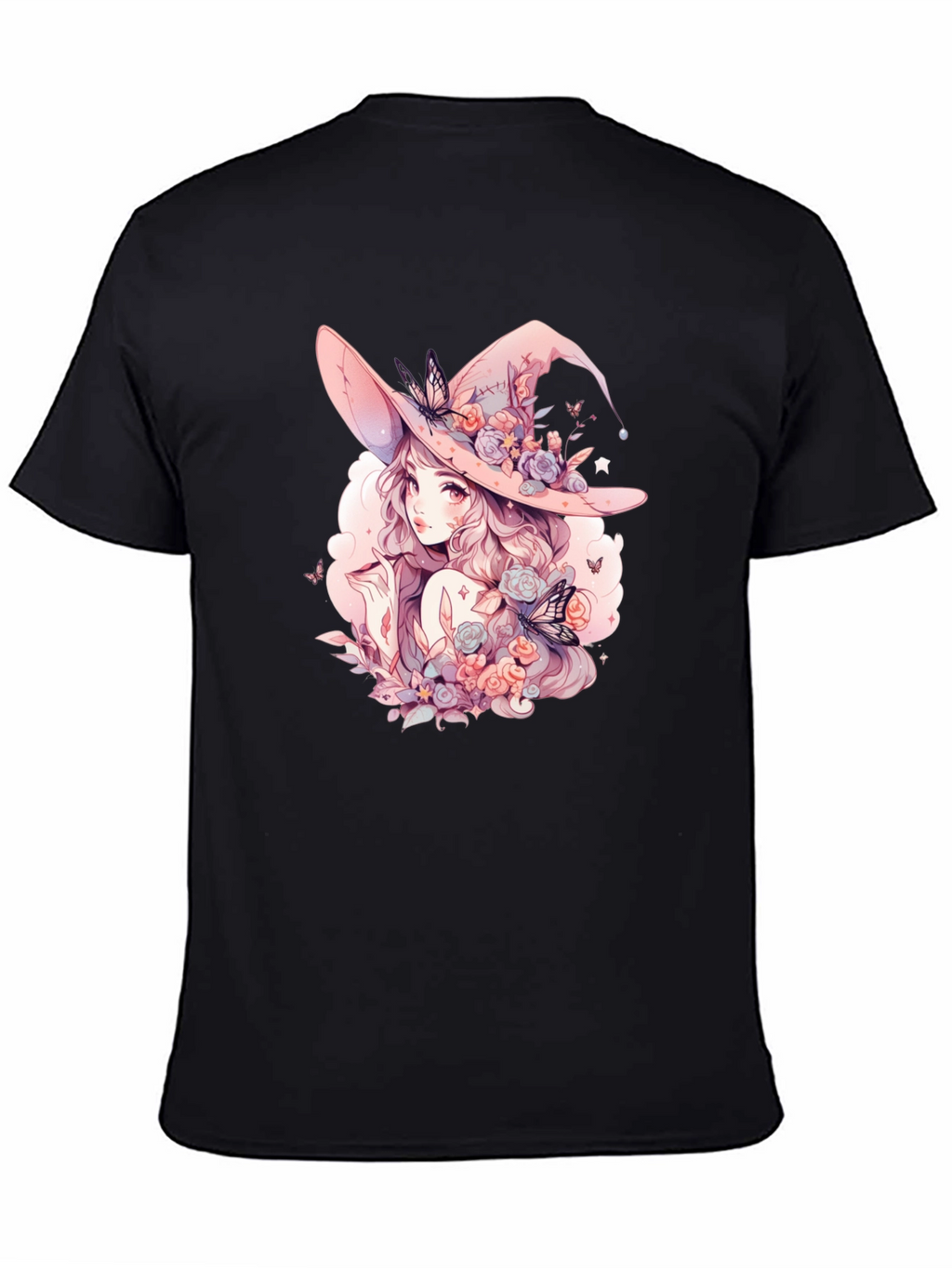 Anime Witch Graphic T-Shirt