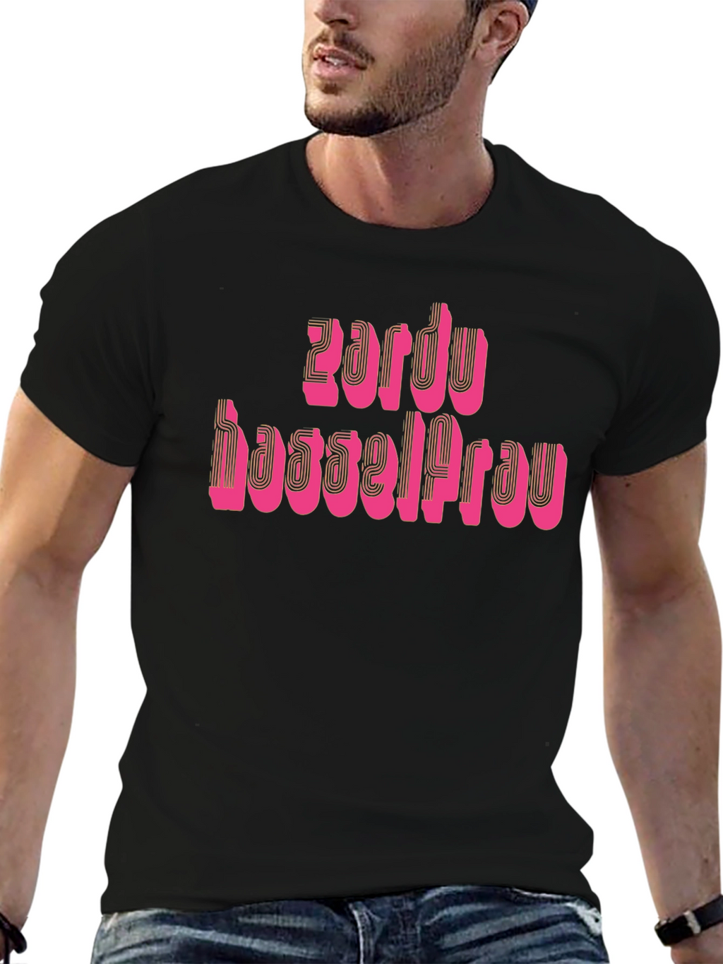 Zardu Hassel Frau Black T-Shirt