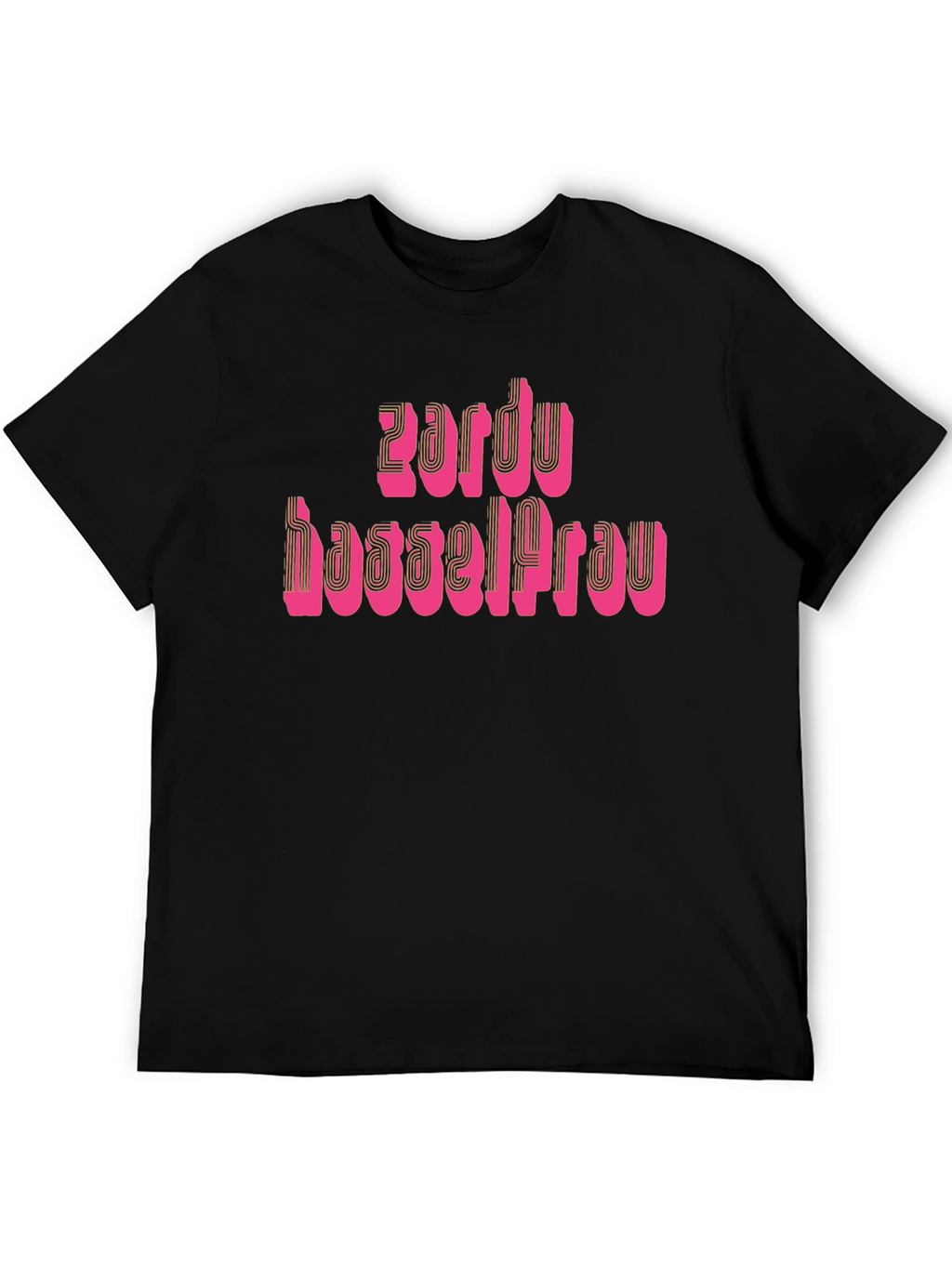 Zardu Hassel Frau Black T-Shirt
