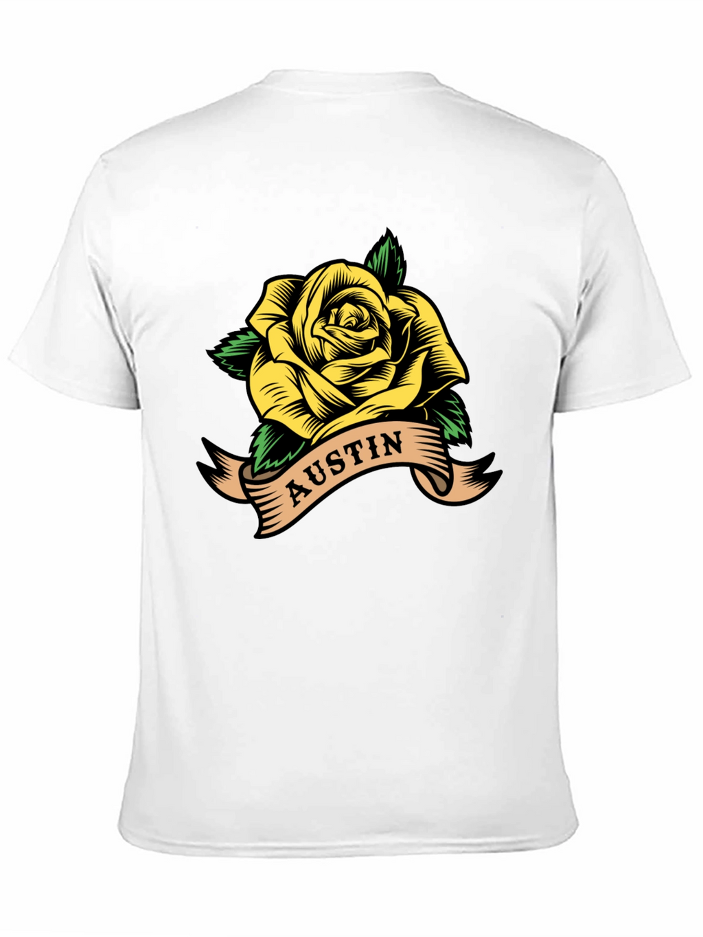 Austin Rose Graphic T-Shirt - Black