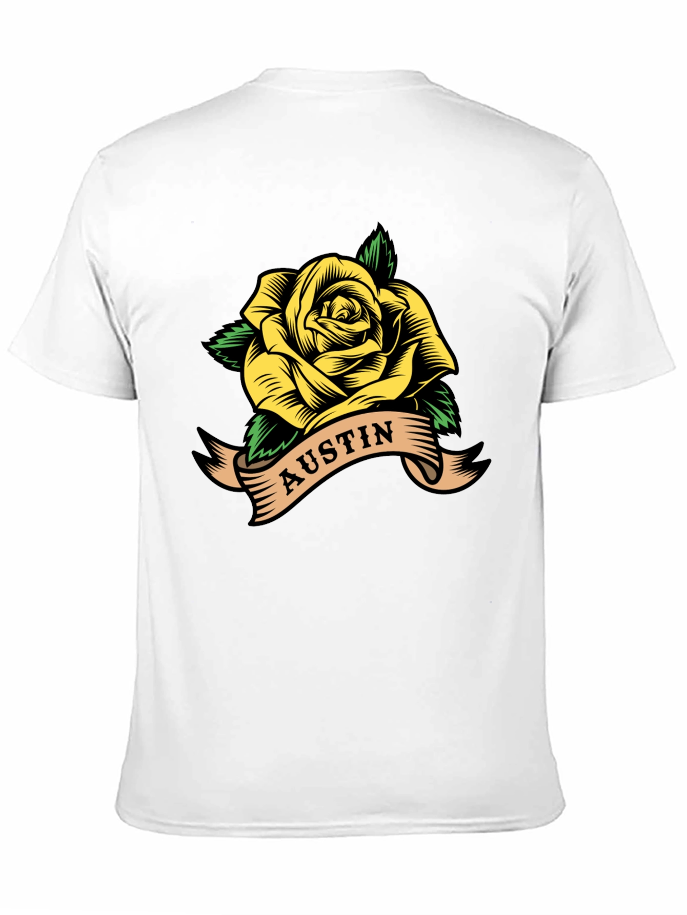 Austin Rose Graphic T-Shirt - Black