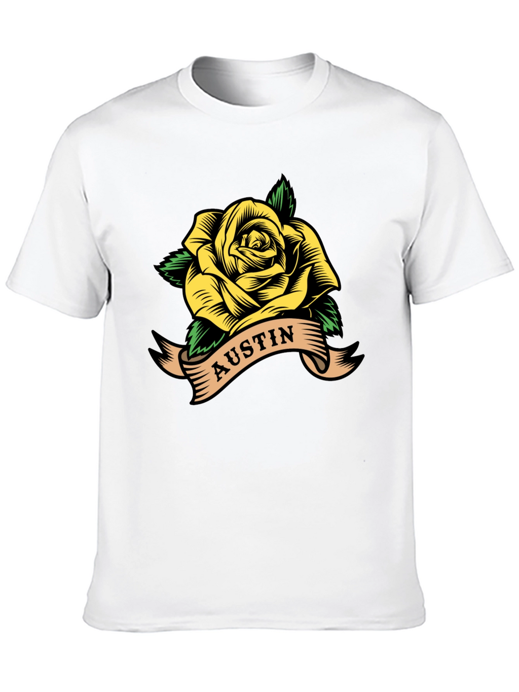 Austin Rose Graphic T-Shirt - Black