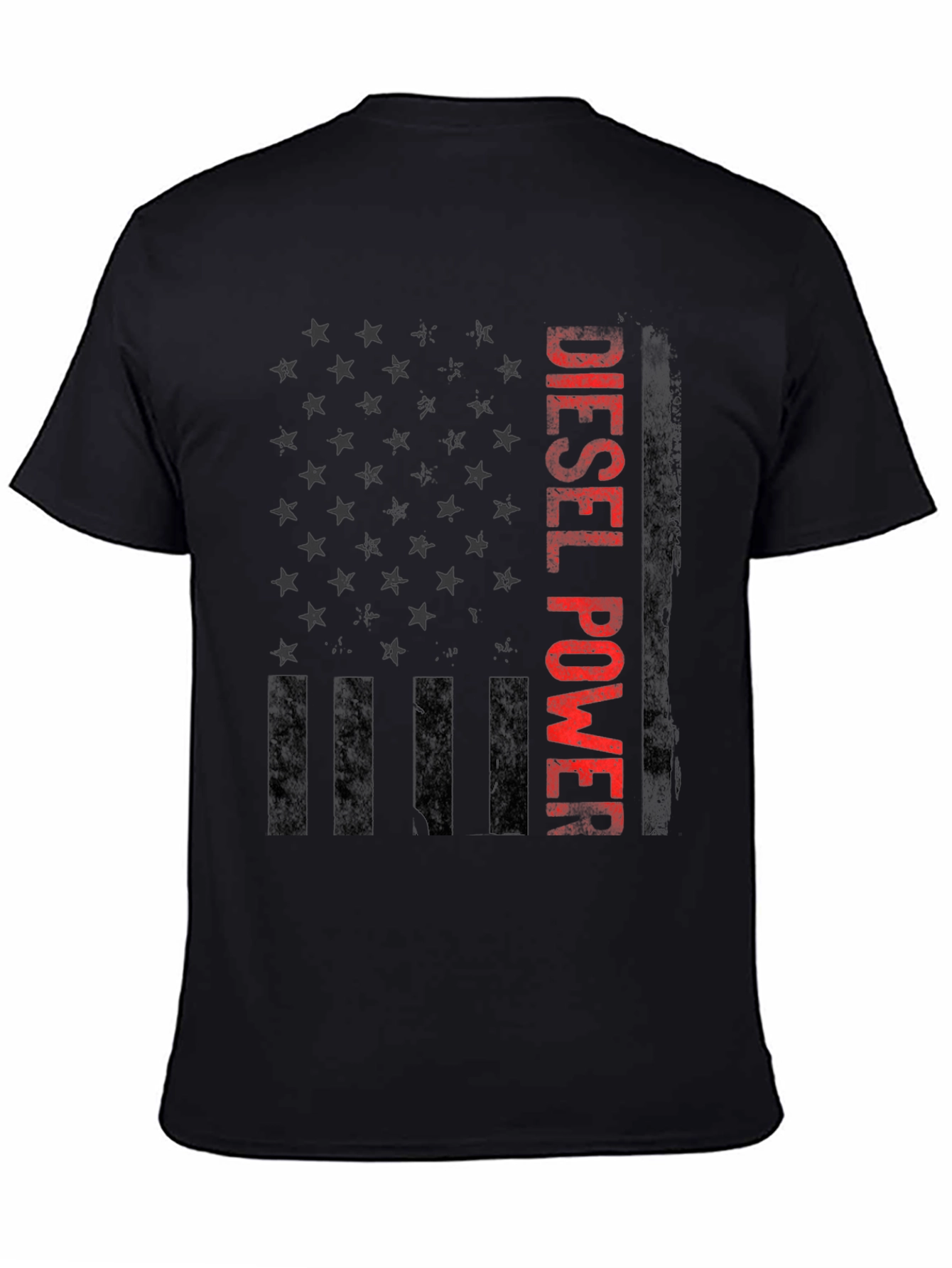 Diesel Power American Flag Graphic T-Shirt