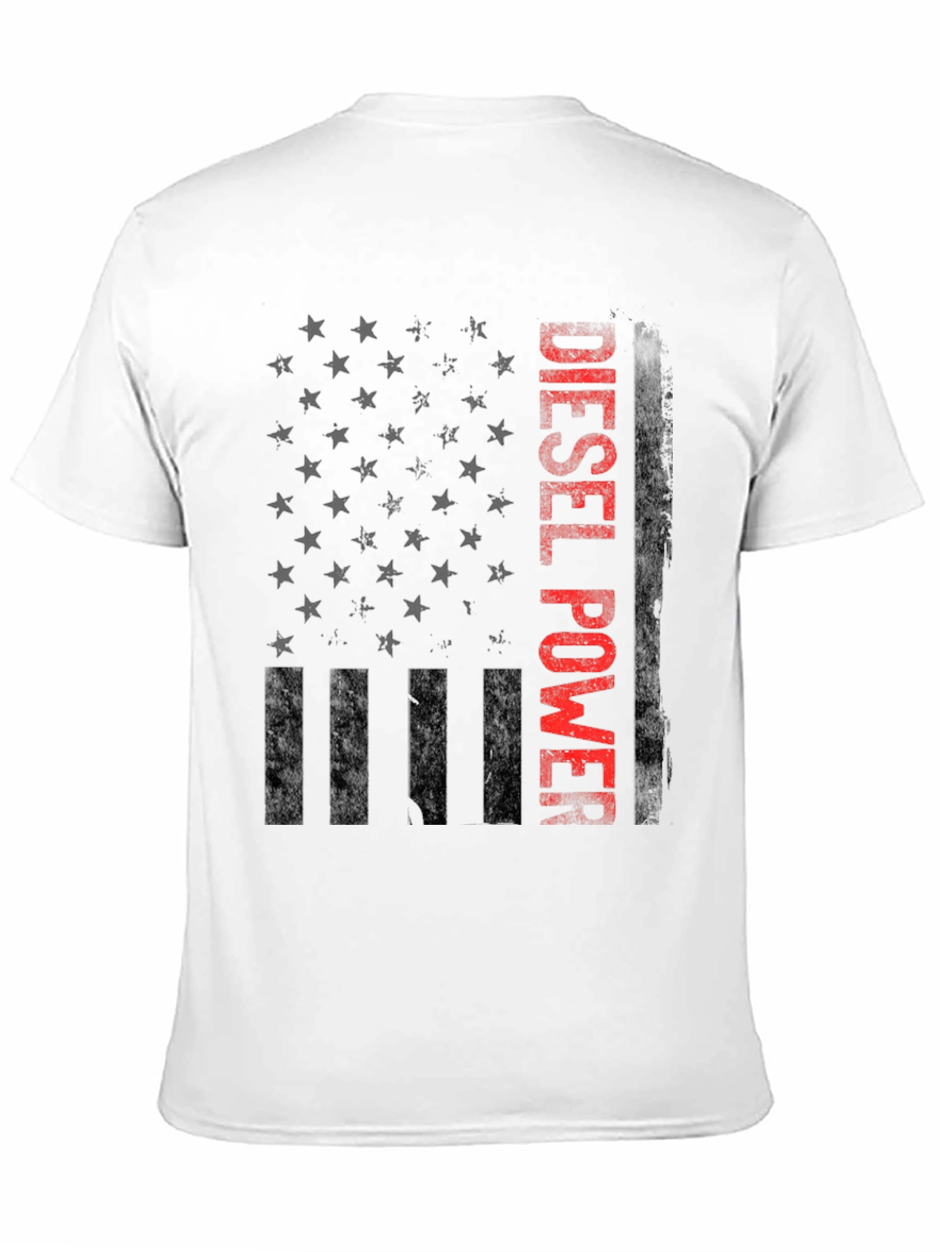 Diesel Power American Flag Graphic T-Shirt