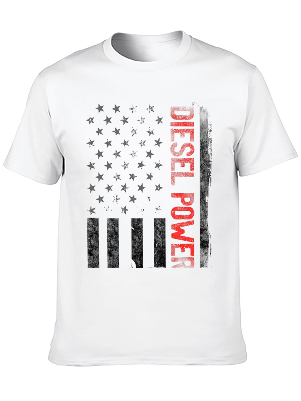 Diesel Power American Flag Graphic T-Shirt