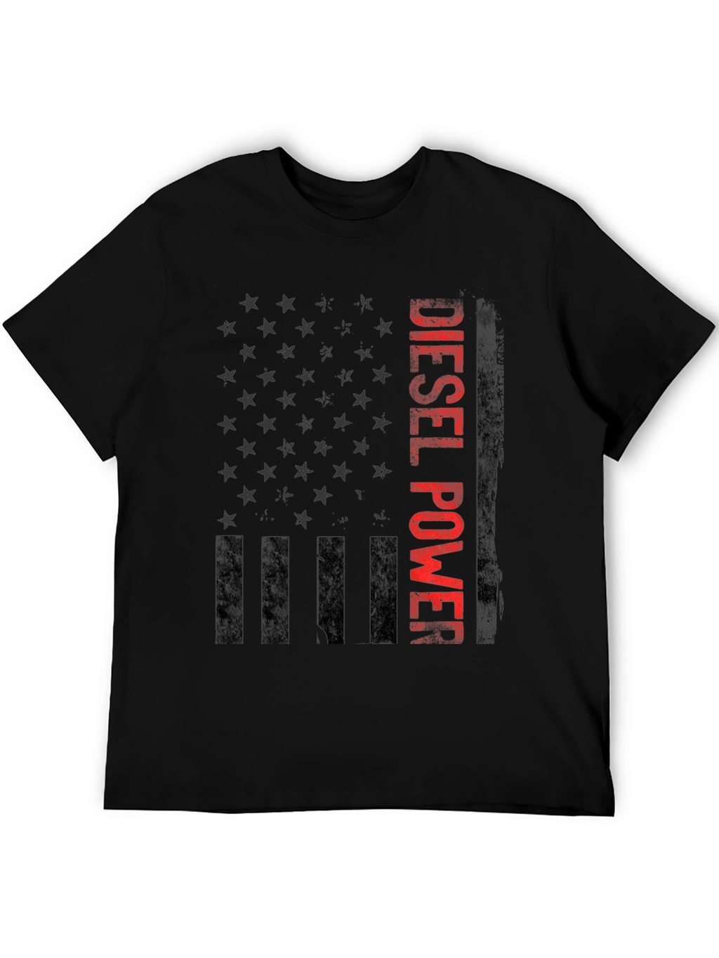 Diesel Power American Flag Graphic T-Shirt