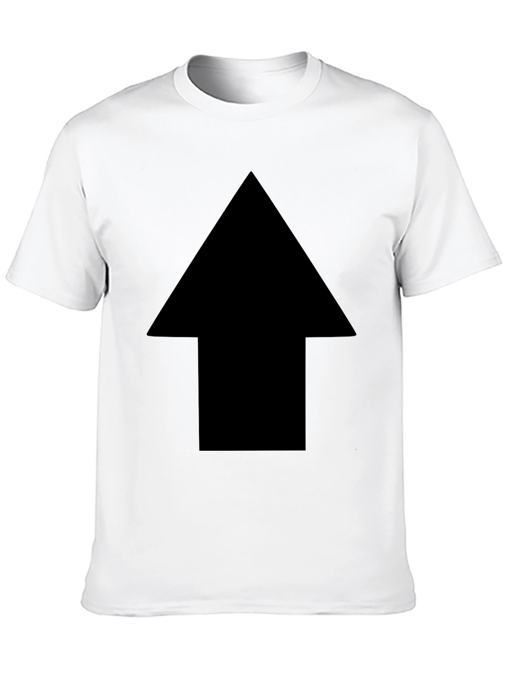 Bold Arrow Graphic Tee - Casual Cotton Shirt
