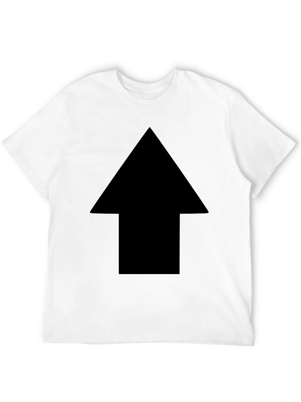 Bold Arrow Graphic Tee - Casual Cotton Shirt