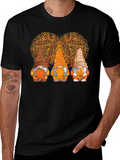 Fall Gnomes T-Shirt - Autumn Harvest Graphic Tee