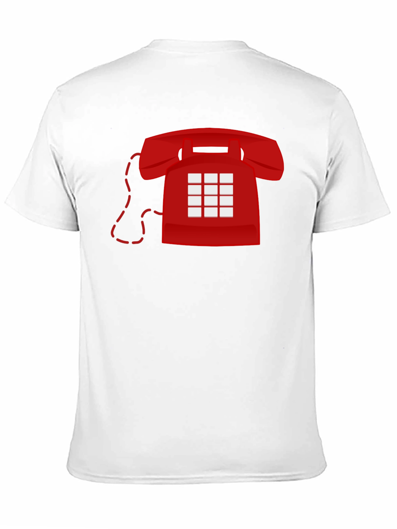 Retro Red Phone T-Shirt - Classic Cool!