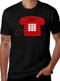 Retro Red Phone T-Shirt - Classic Cool!