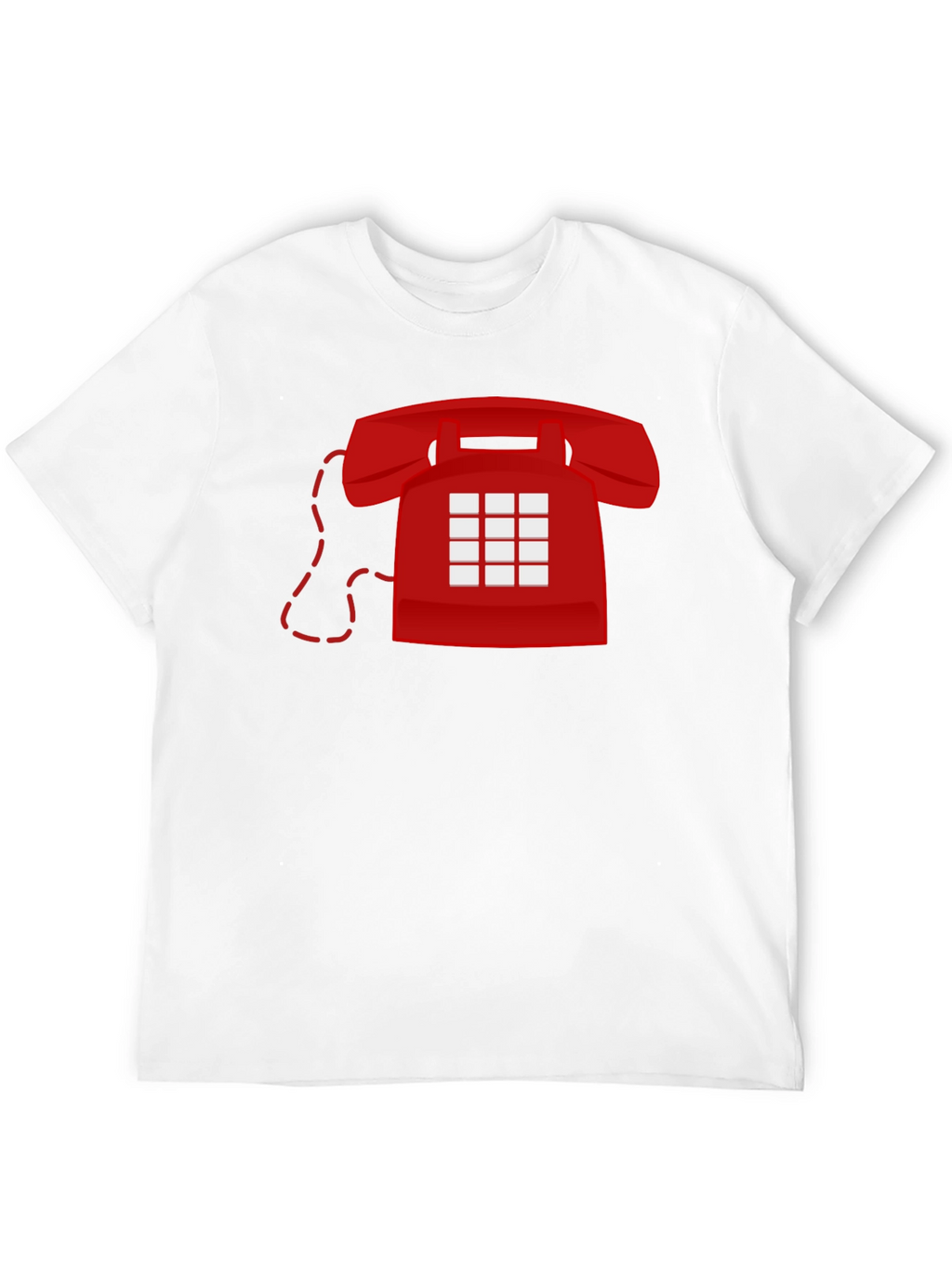 Retro Red Phone T-Shirt - Classic Cool!