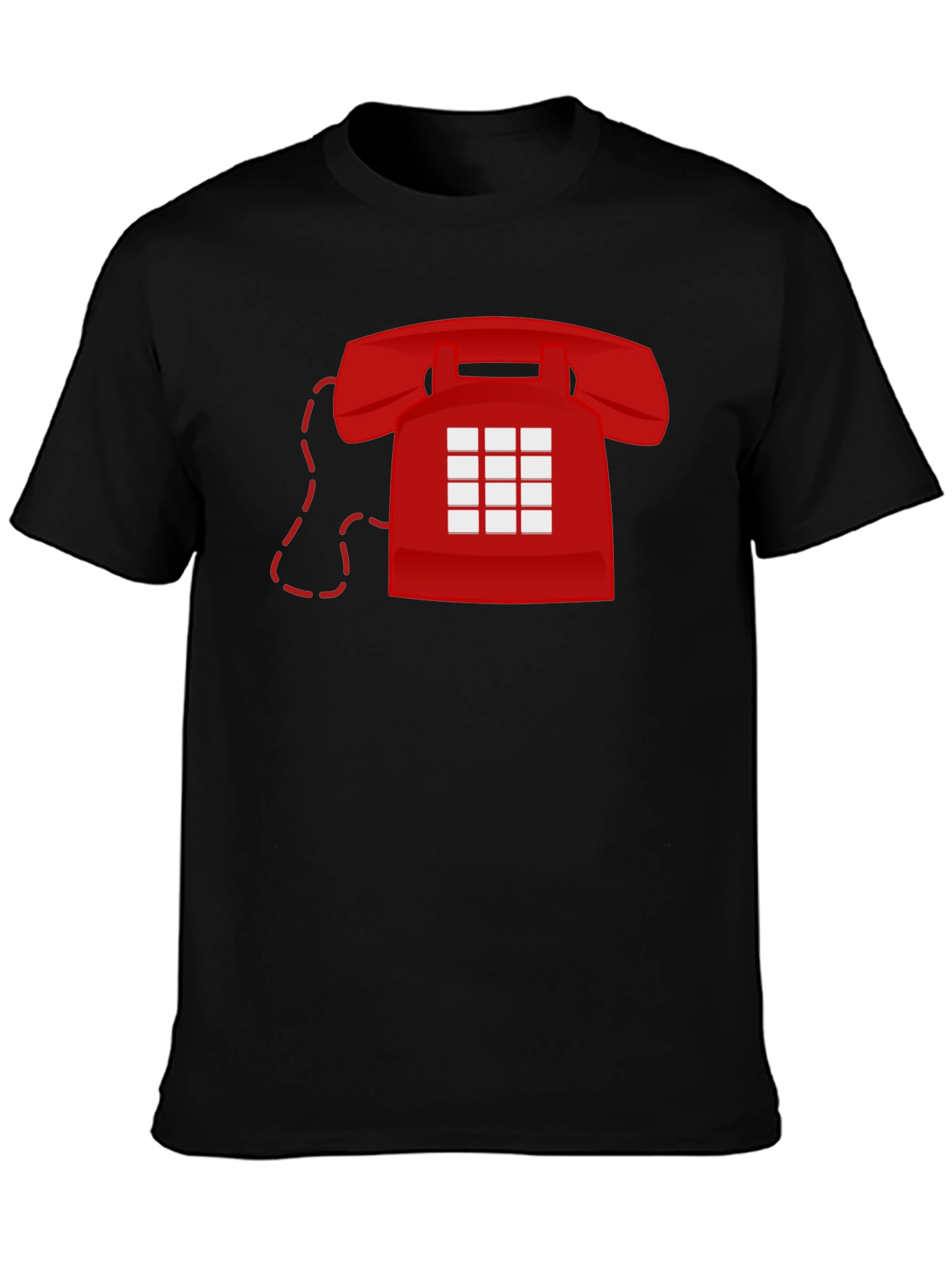 Retro Red Phone T-Shirt - Classic Cool!