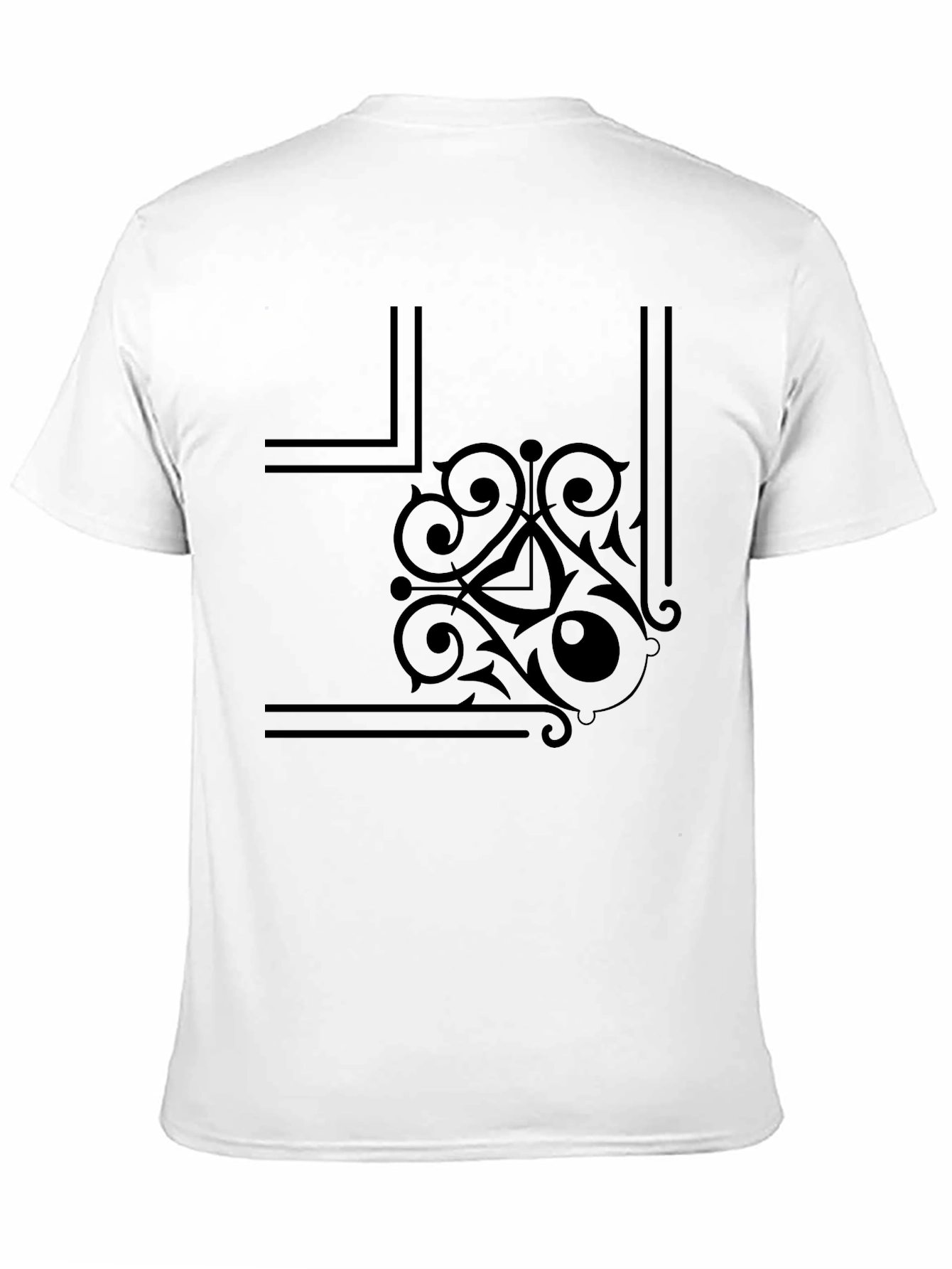 Stylish Black Graphic Print T-Shirt