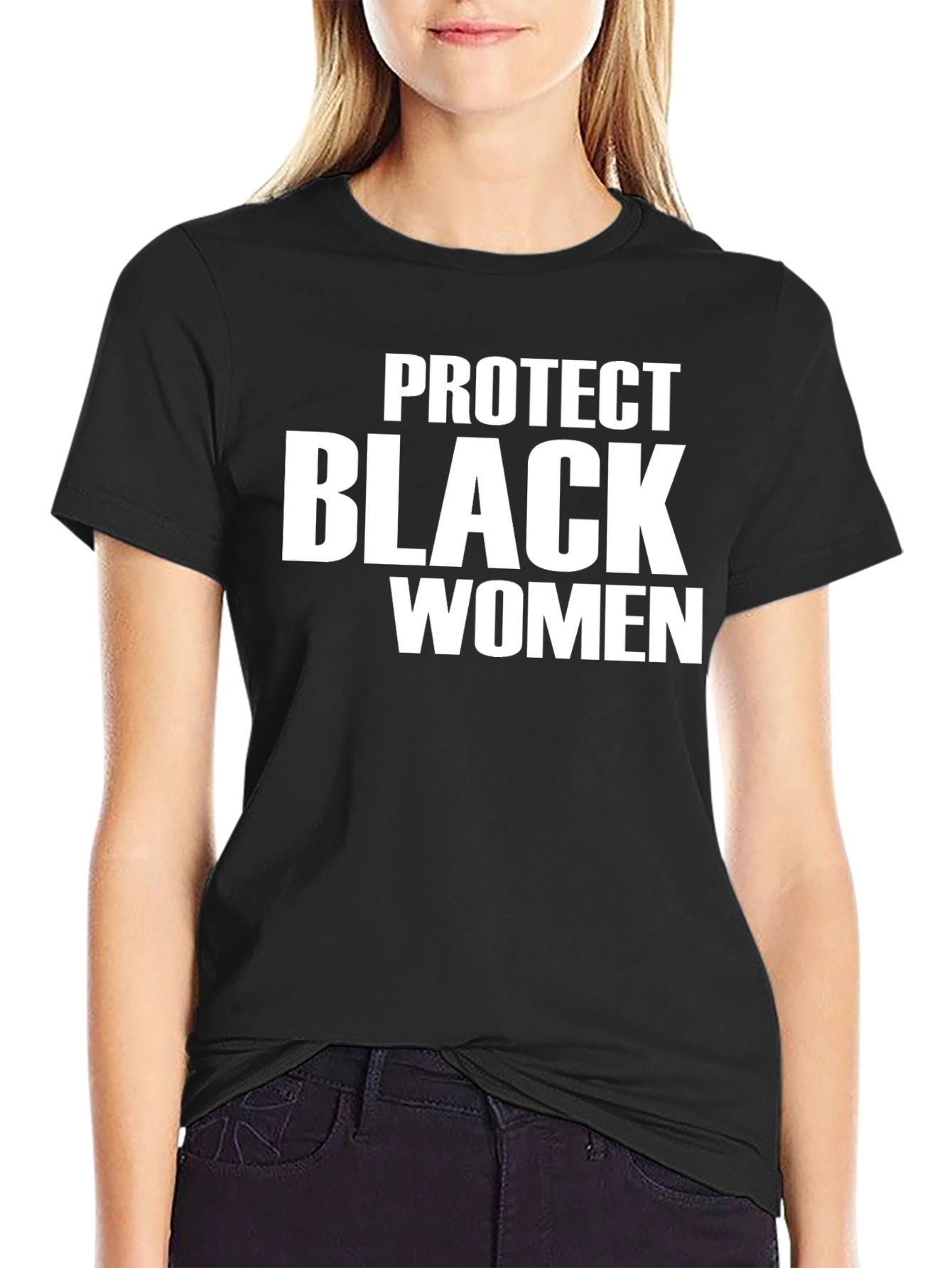 Protect Black Women Graphic T-Shirt - Black