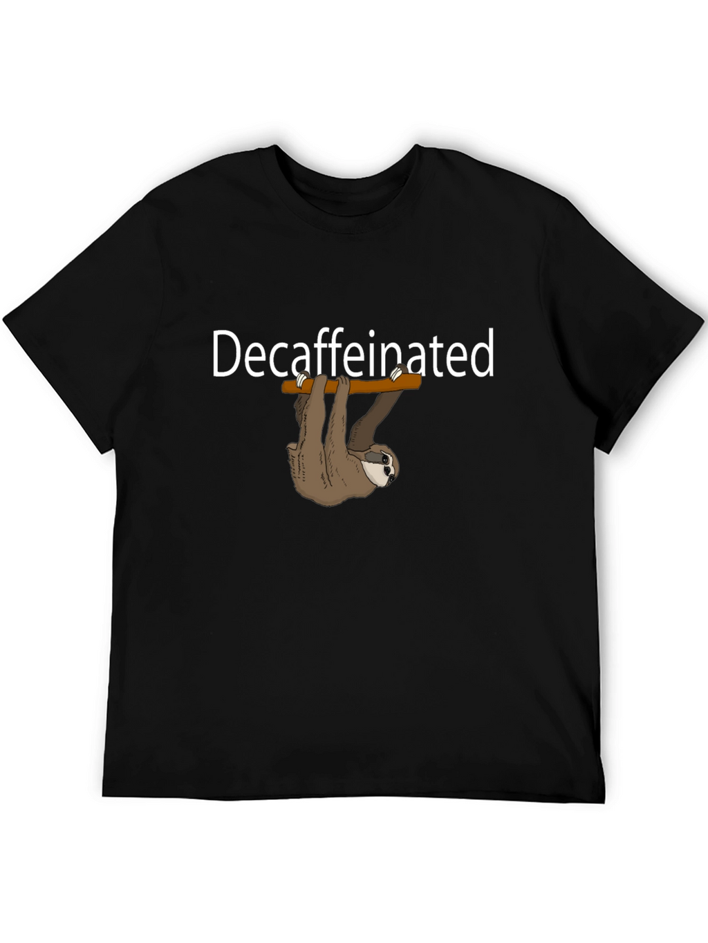 Decaffeinated Sloth Graphic T-Shirt