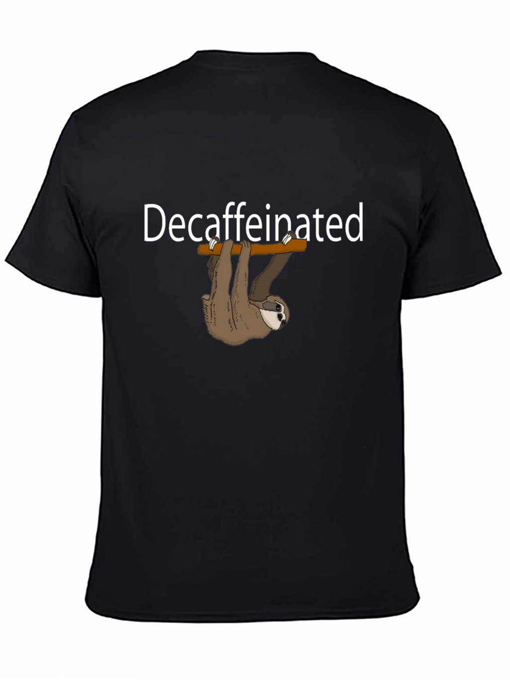 Decaffeinated Sloth Graphic T-Shirt