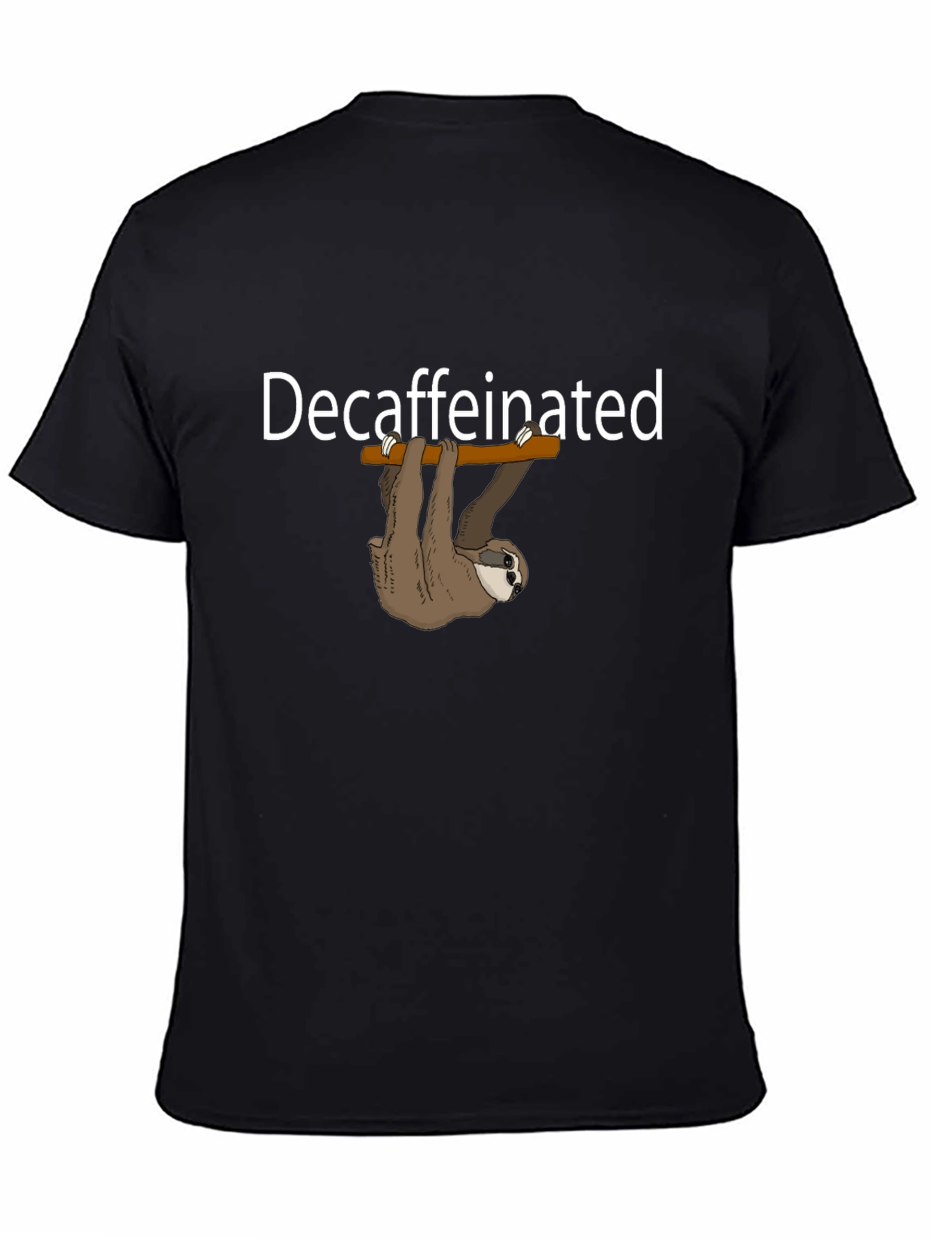 Decaffeinated Sloth Graphic T-Shirt