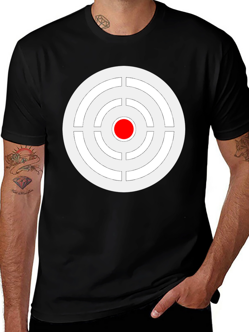Target Graphic Tee - Modern Design Soft Cotton Blend
