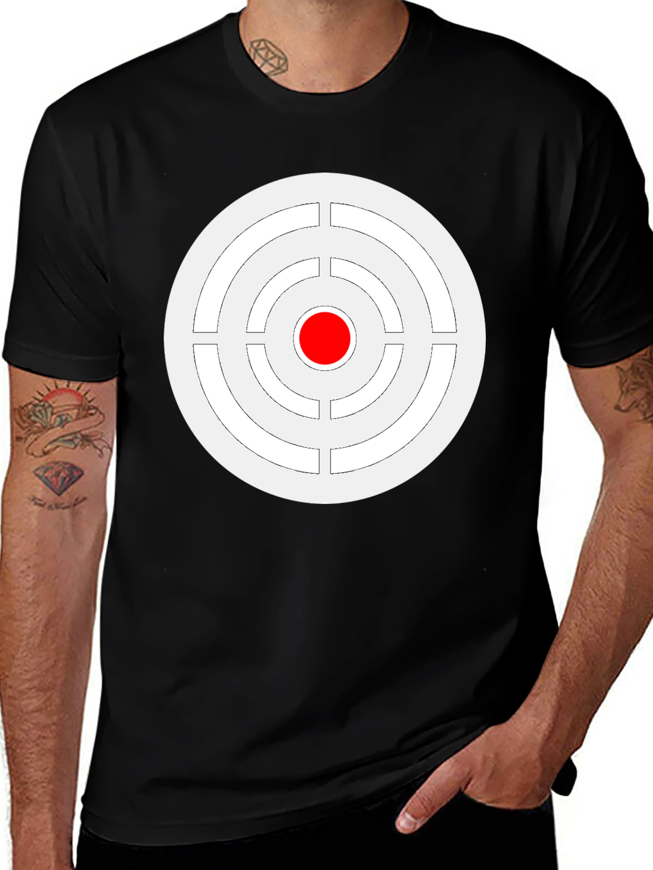 Target Graphic Tee - Modern Design Soft Cotton Blend