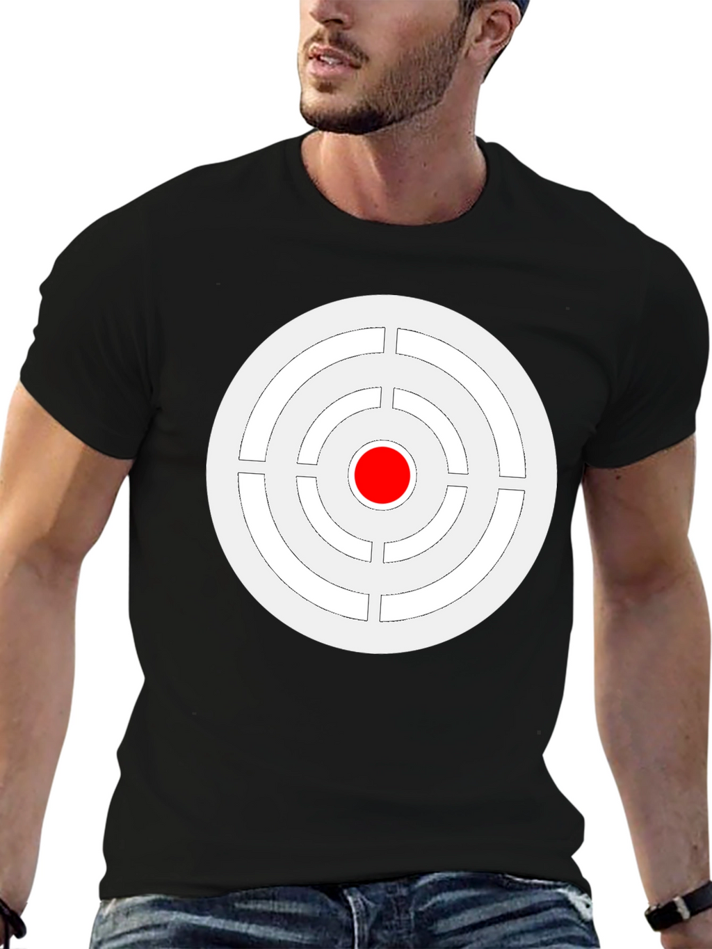 Target Graphic Tee - Modern Design Soft Cotton Blend