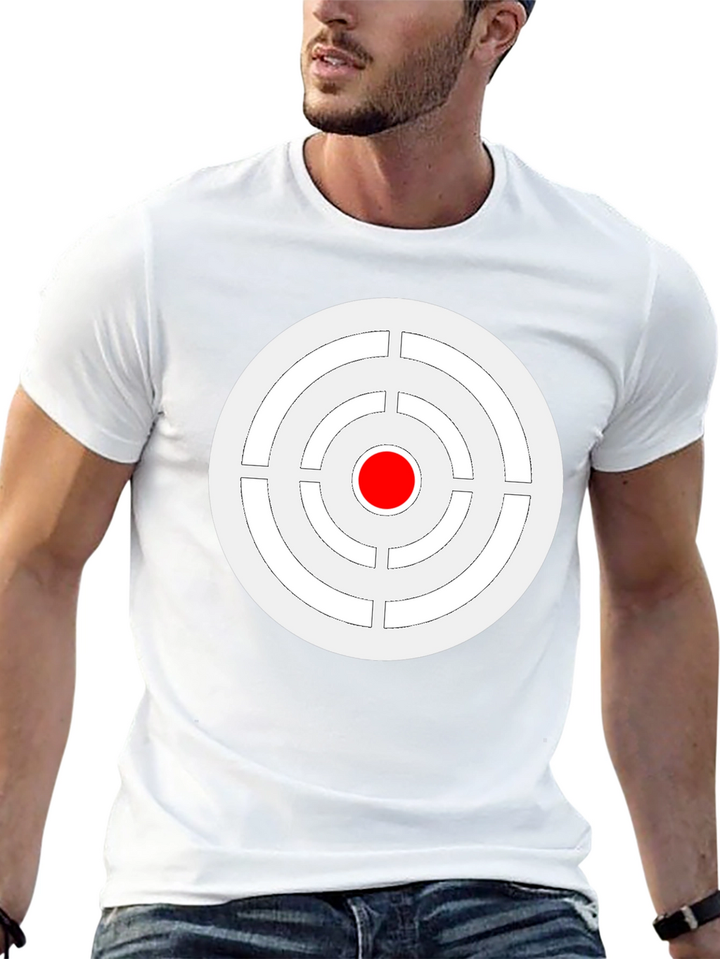 Target Graphic Tee - Modern Design Soft Cotton Blend