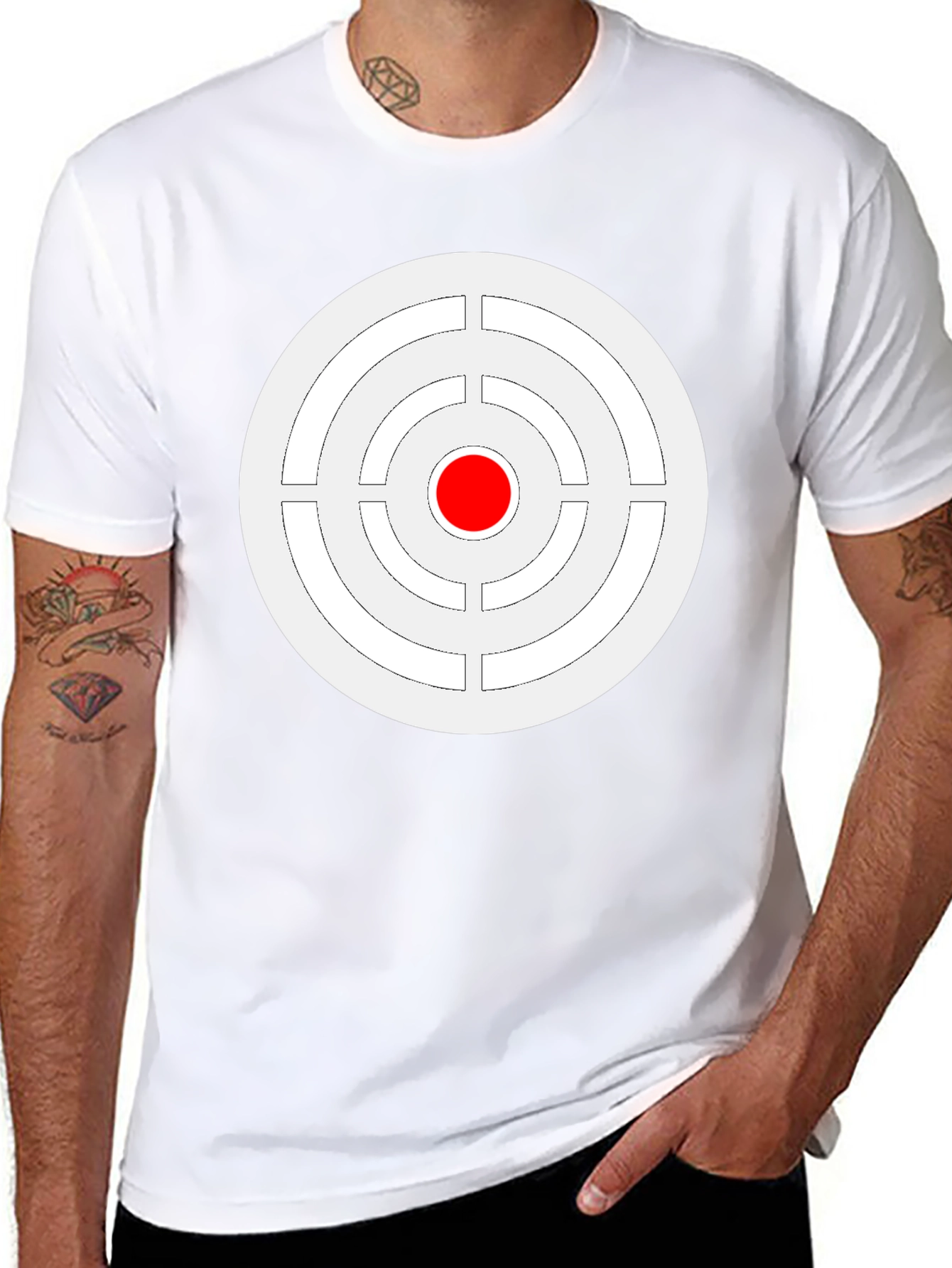 Target Graphic Tee - Modern Design Soft Cotton Blend