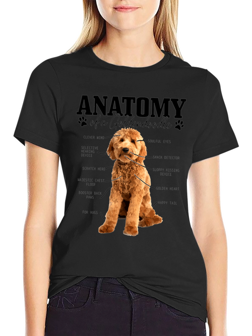 Anatomy of a Goldendoodle T-Shirt